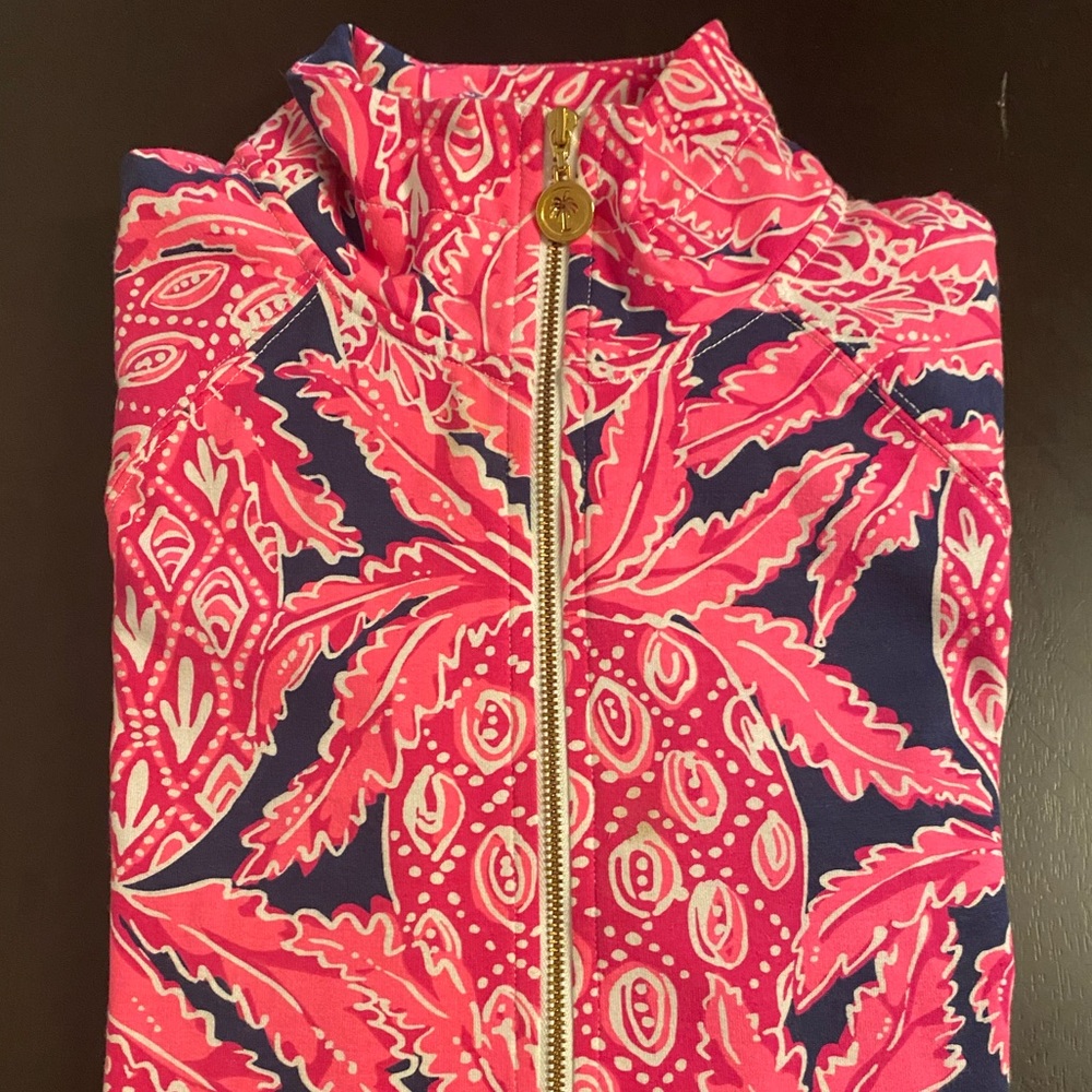 Lilly Pulitzer XS Quarter ZIP popover pullover